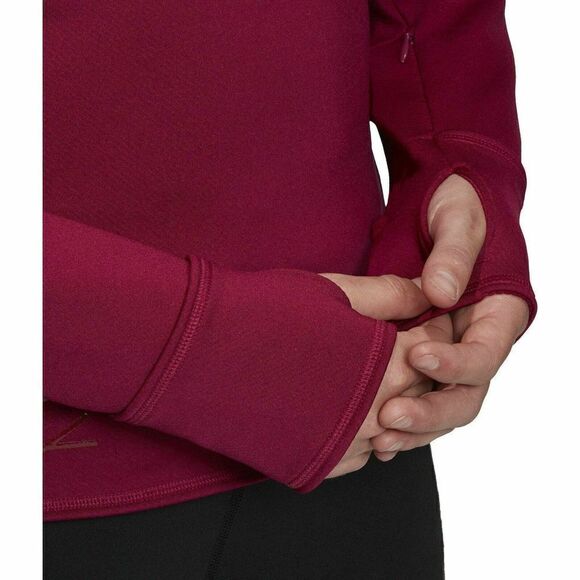 adidas GC6686 Women's Size M Pink COLD.RDY Cover Up Long Sleeve Running Top $100 - Picture 4 of 4